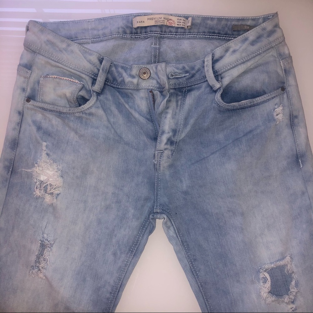 Zara Distressed Jeans